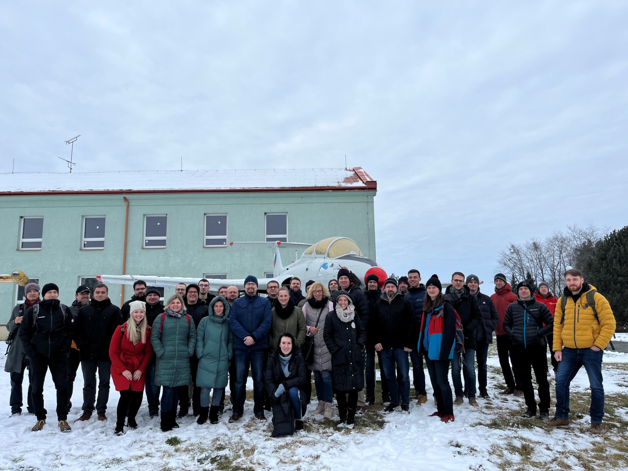 Visit to Čáslav Air Base with colleagues from ANS CR